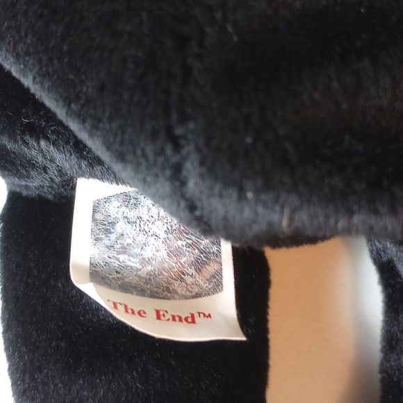 1999 TY BEANIE BABY THE END BEAR- RARE & RETIRED- PE PELLETS 7th Generation - Picture 4 of 4